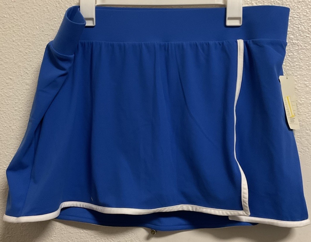 🥥 All in Motion Everyday Soft High-Rise Wrap Skort Size XXL🆕AS SHOWN👇