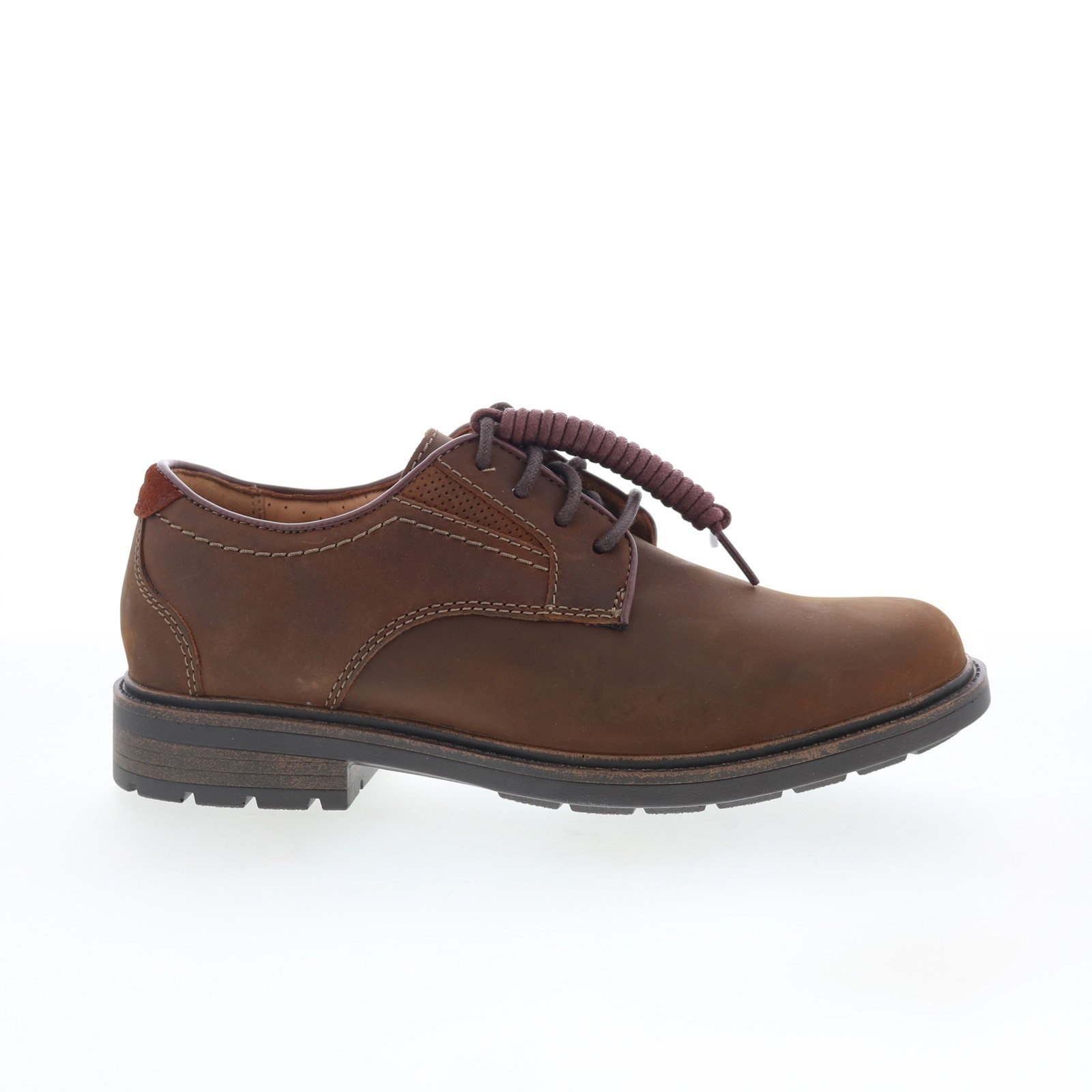 Clarks Un Shire Low 26174580 Mens Brown Oxfords & Lace Ups Plain Toe Shoes