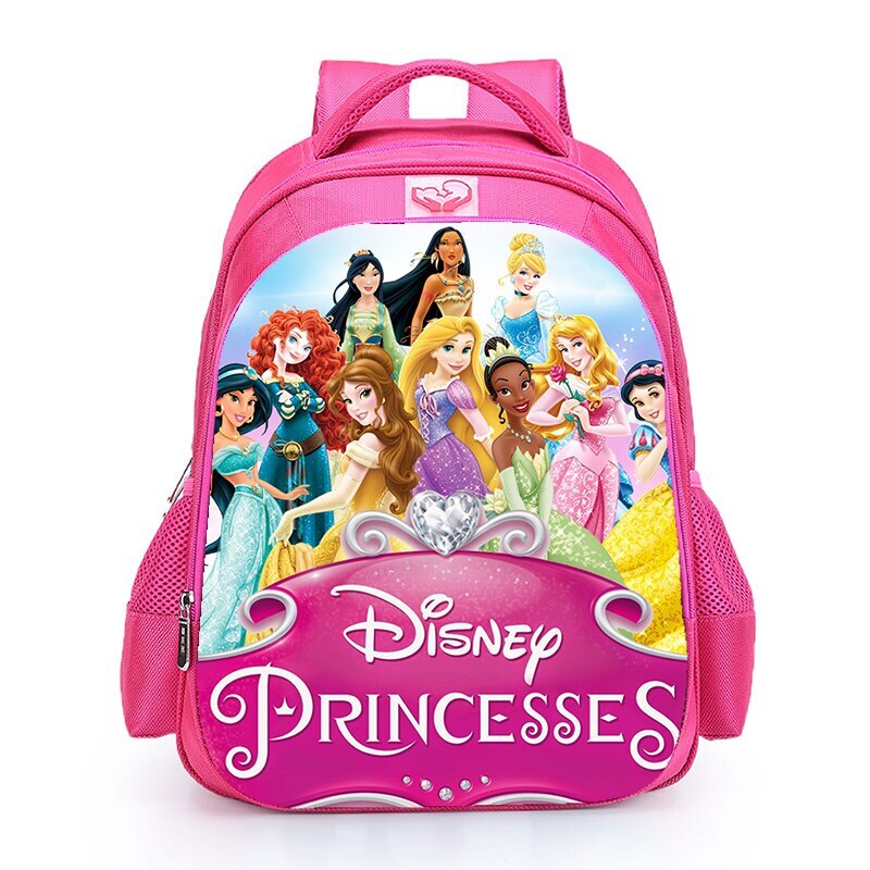 16“ Snow/White Princess Kids Backpack School Shoulder Bags Daily Bags Mochila