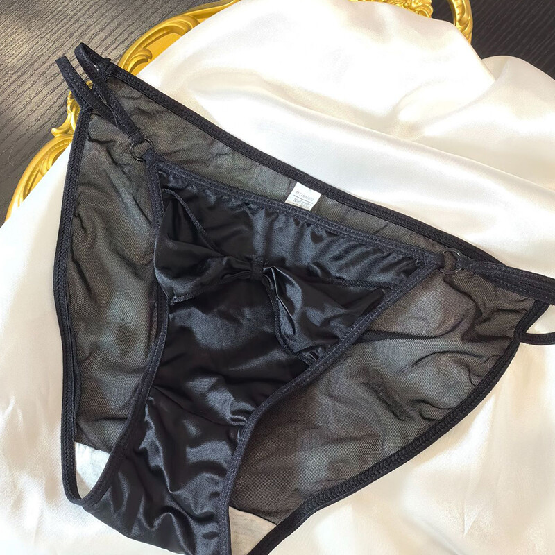6pcs Lot Sexy Womens Satin Panties Lingeries Cute Bow Bikinis Ladies Underwear