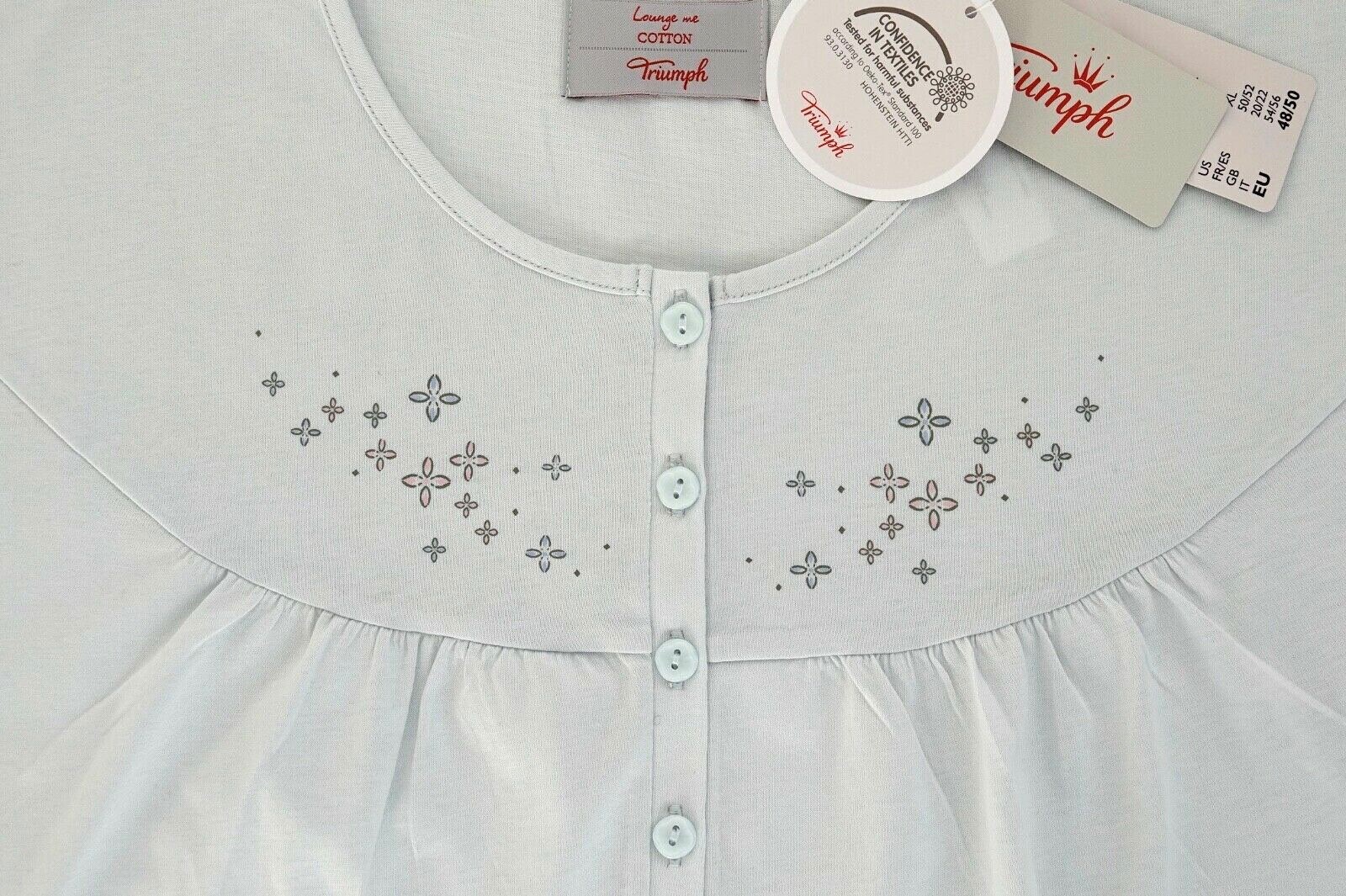 Triumph Timeless Cotton Nightdress Short Sleeve 36 38 44 46 48 50 52 54 NEW