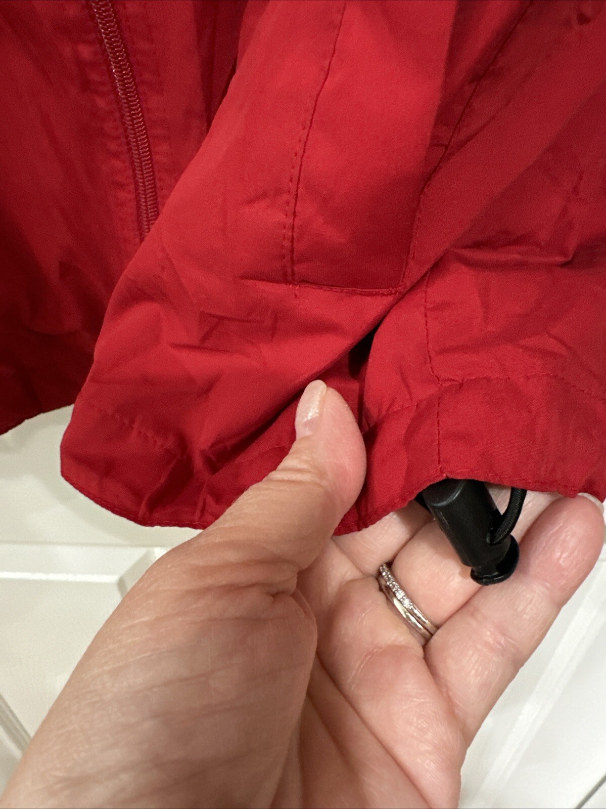 Y2K Reebok Men’s Size L Red & Black Windbreaker Track Jacket Color Block – NOTE