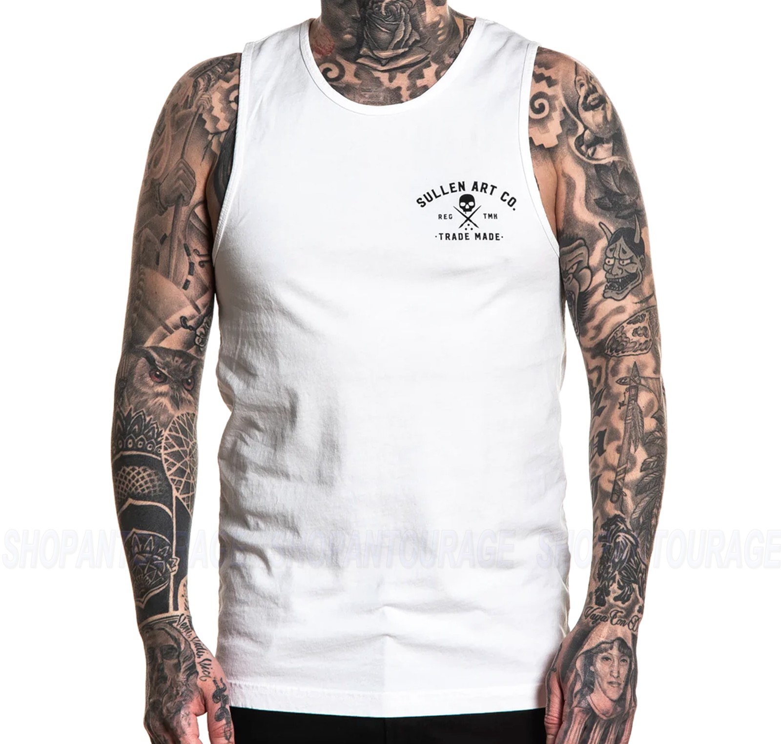 Sullen Art Collective Elemental Premium Fit SCM8230 New Tattoo Tank Top for Men