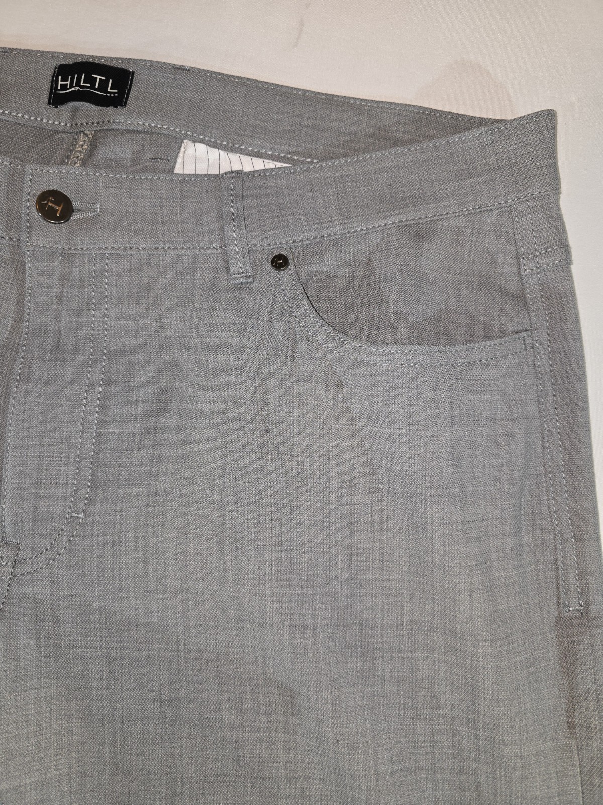 NWT Hiltl Slim Straight Terrence Paulo Oliveira Active Wool Dress Pants