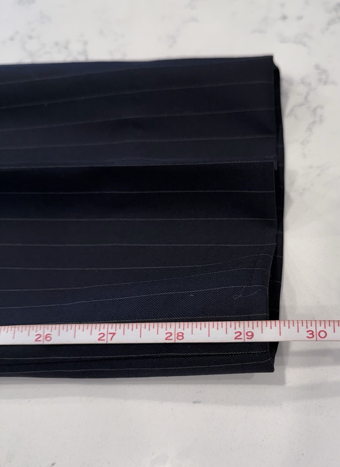 Brooks Brothers Fitzgerald Wool Blue Striped Suit 40R Jacket 34×29 (+2.5″) Pants