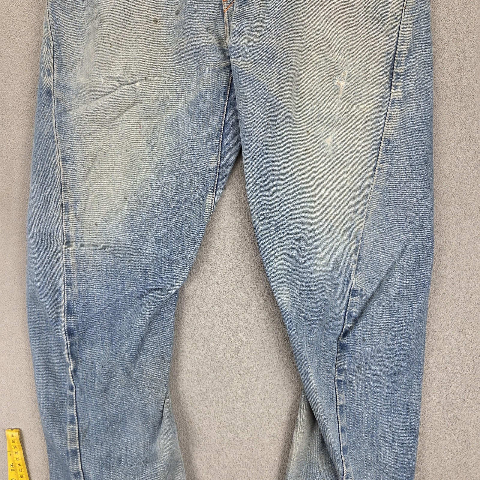 Vintage Levis Engineered Jeans Mens 32×32 Blue Twisted Light Wash Zip Fly