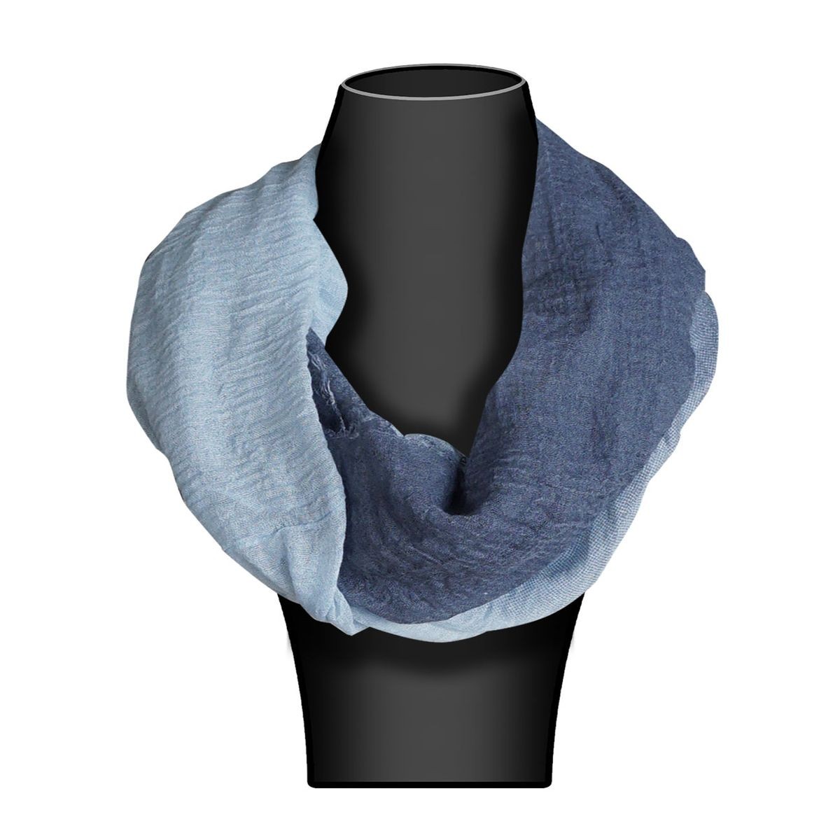 soft loop scarf tube scarf beautiful gradient red black gray blue green