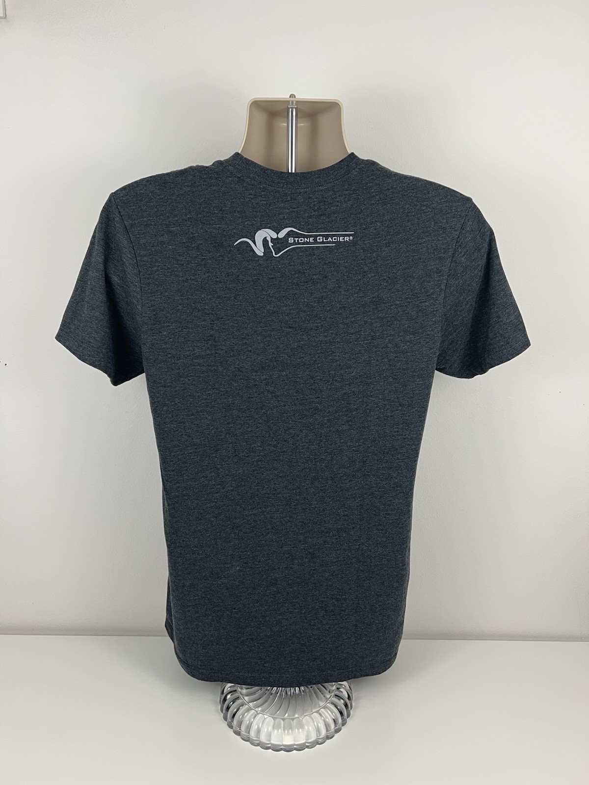 Stone Glacier Gray T Shirt Mens Size M Medium Hunting Hiking Camping EUC