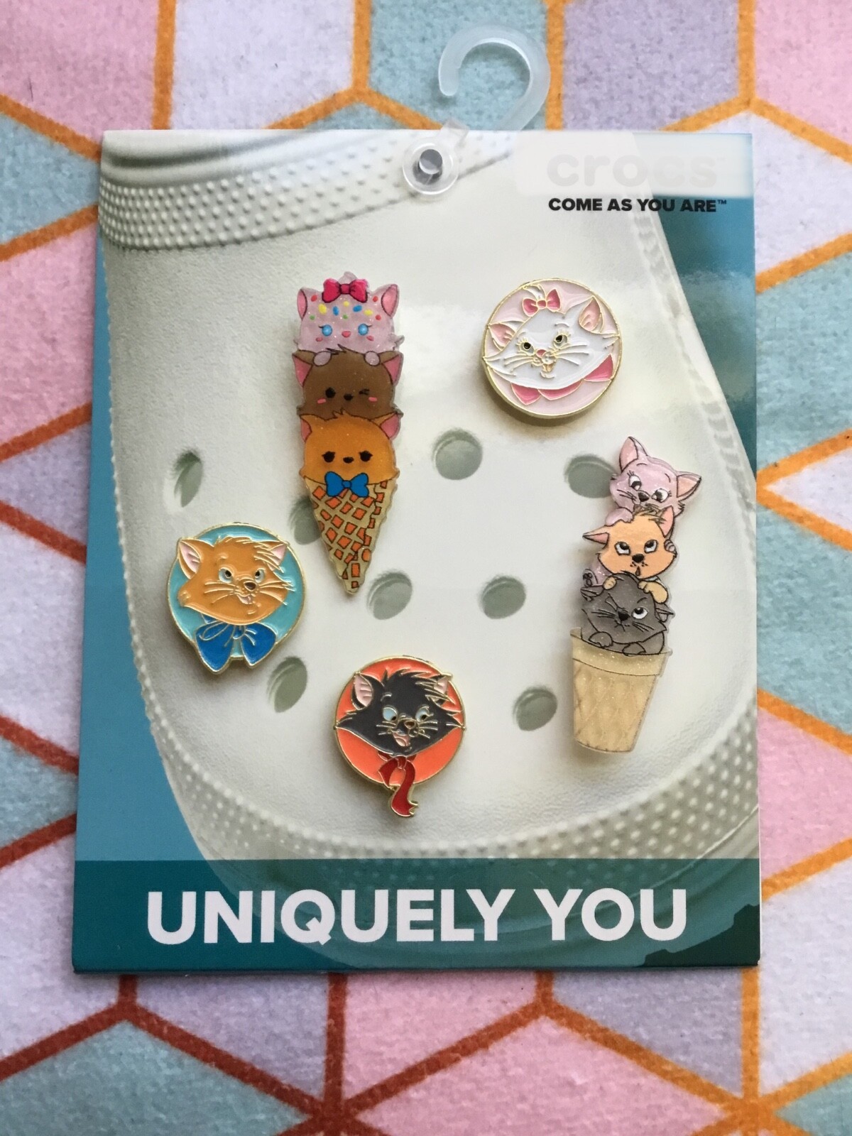 Crocs Handmade jibbitz 5pc The Aristocats Marie Berlioz Toulouse shoe charms