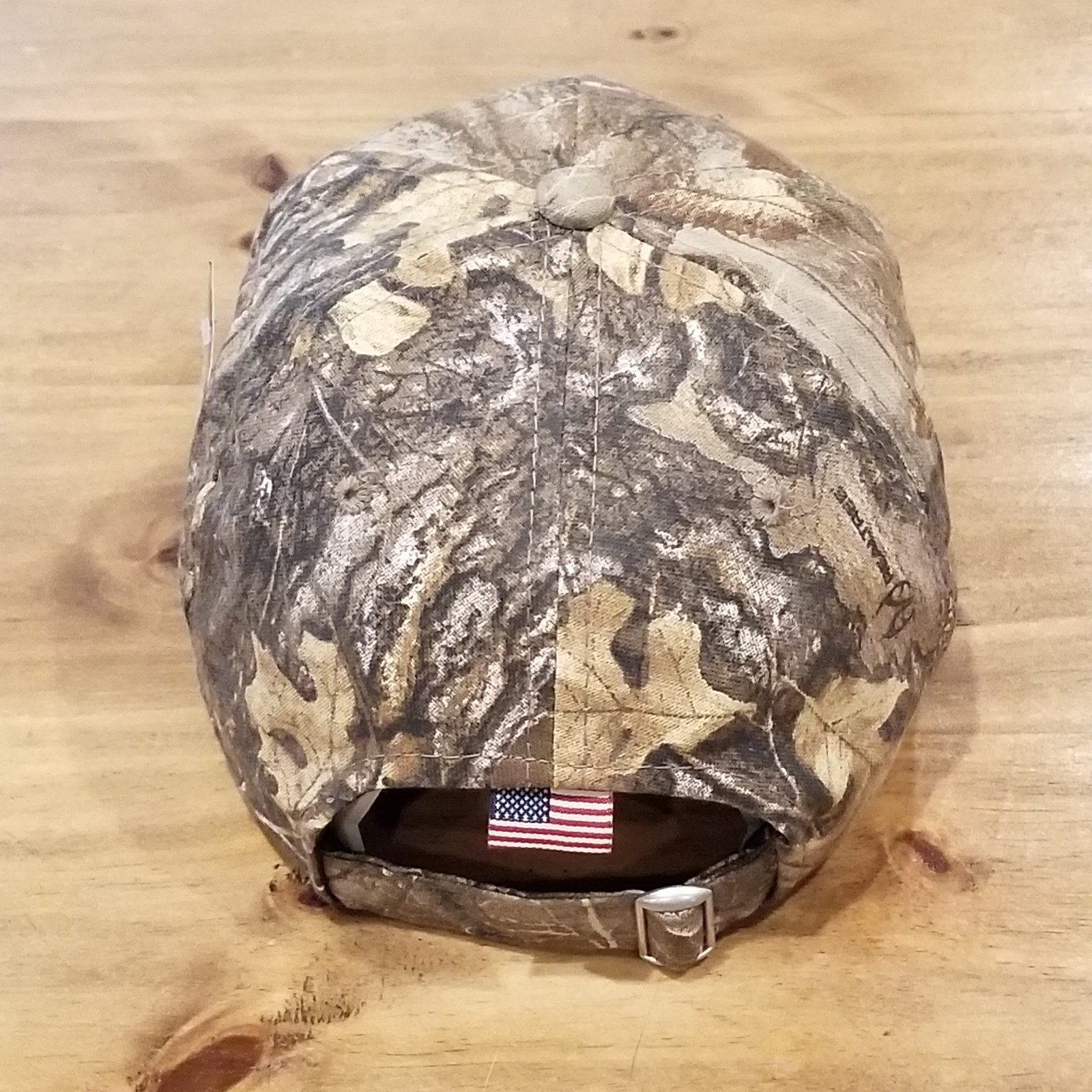 Camouflage Hat Cap Strap Back Outdoor Cap Zenner USA Flag One Size