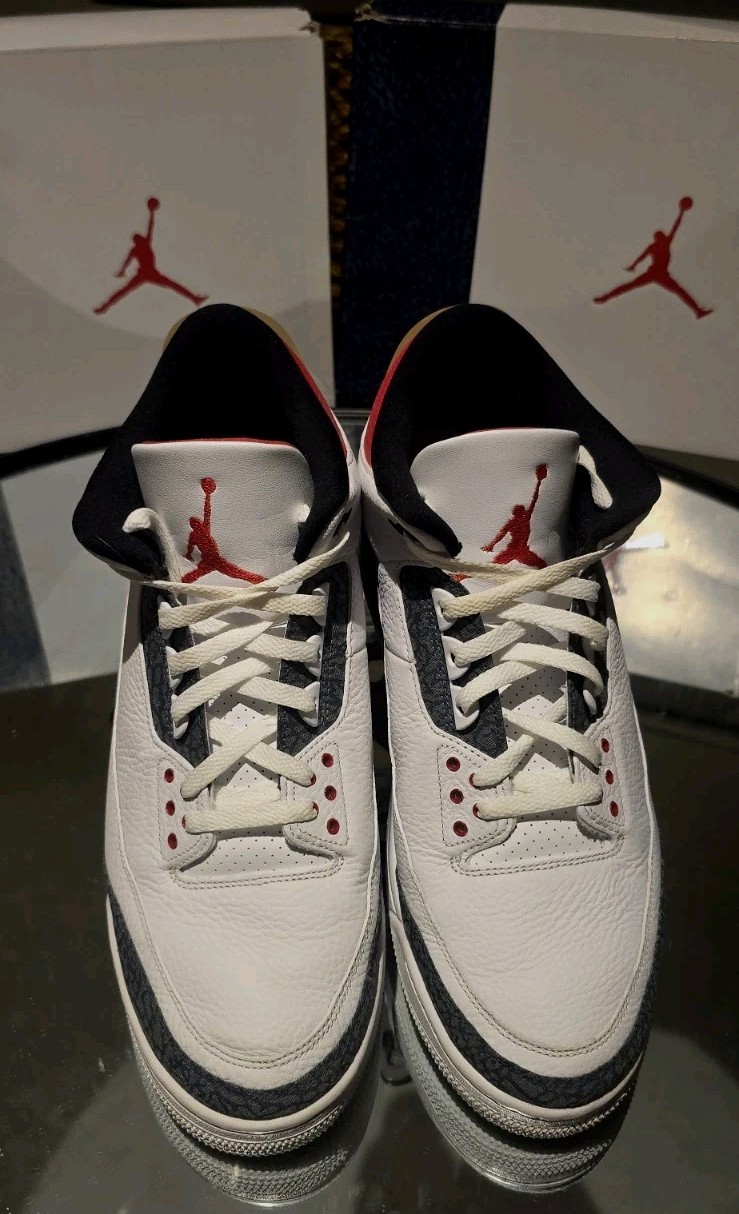 Nike Air Jordan 3 Retro SE Fire Red Denim CZ6431-100 US 15 Rare Excellent OG Box