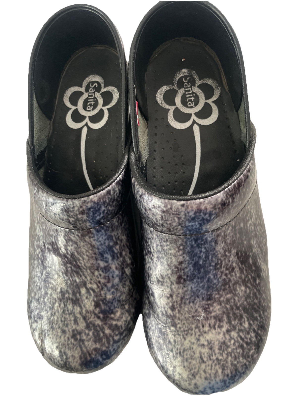 Sanita Silver Women’s Professional Clogs, Comfort & Support Health Care Size 38