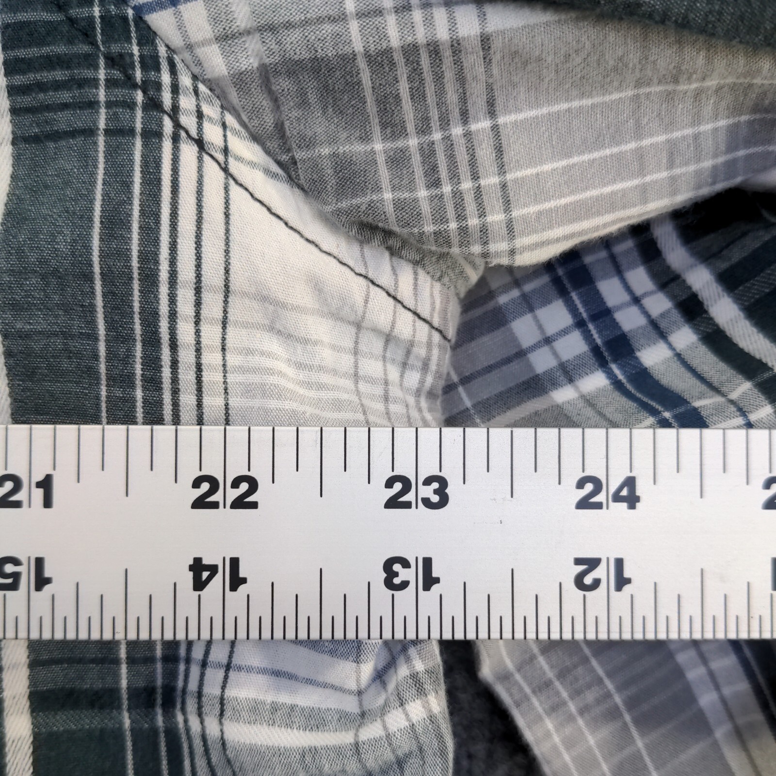 Supply Company USA Men’s Snap Up Shirt XL Long Sleeve Plaid Multicolor Plaid