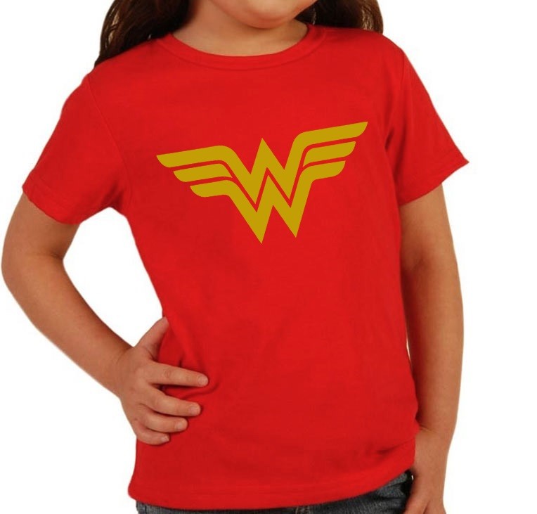 Wonder Woman Logo T-shirt, Toddler, Youth and Adult Sizes, UNISEX Shirts