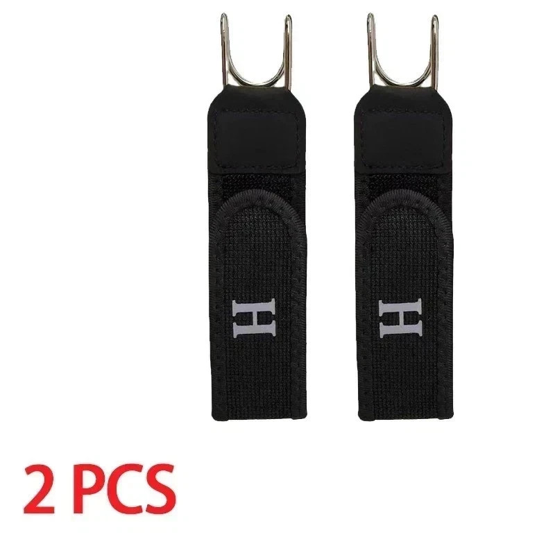 1PCS Tactical Metal Hook Elastic Belt Buckle-Less Invisible Waist Belt Closure