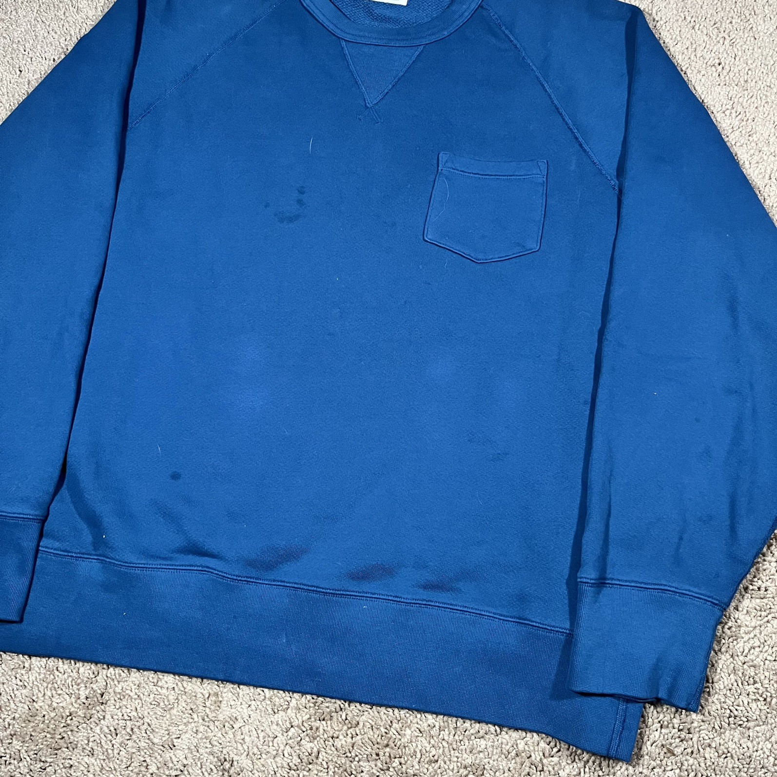 Champion x Todd Snyder Men’s Crew Neck With Pocket Pullover Sweatshirt – XXL