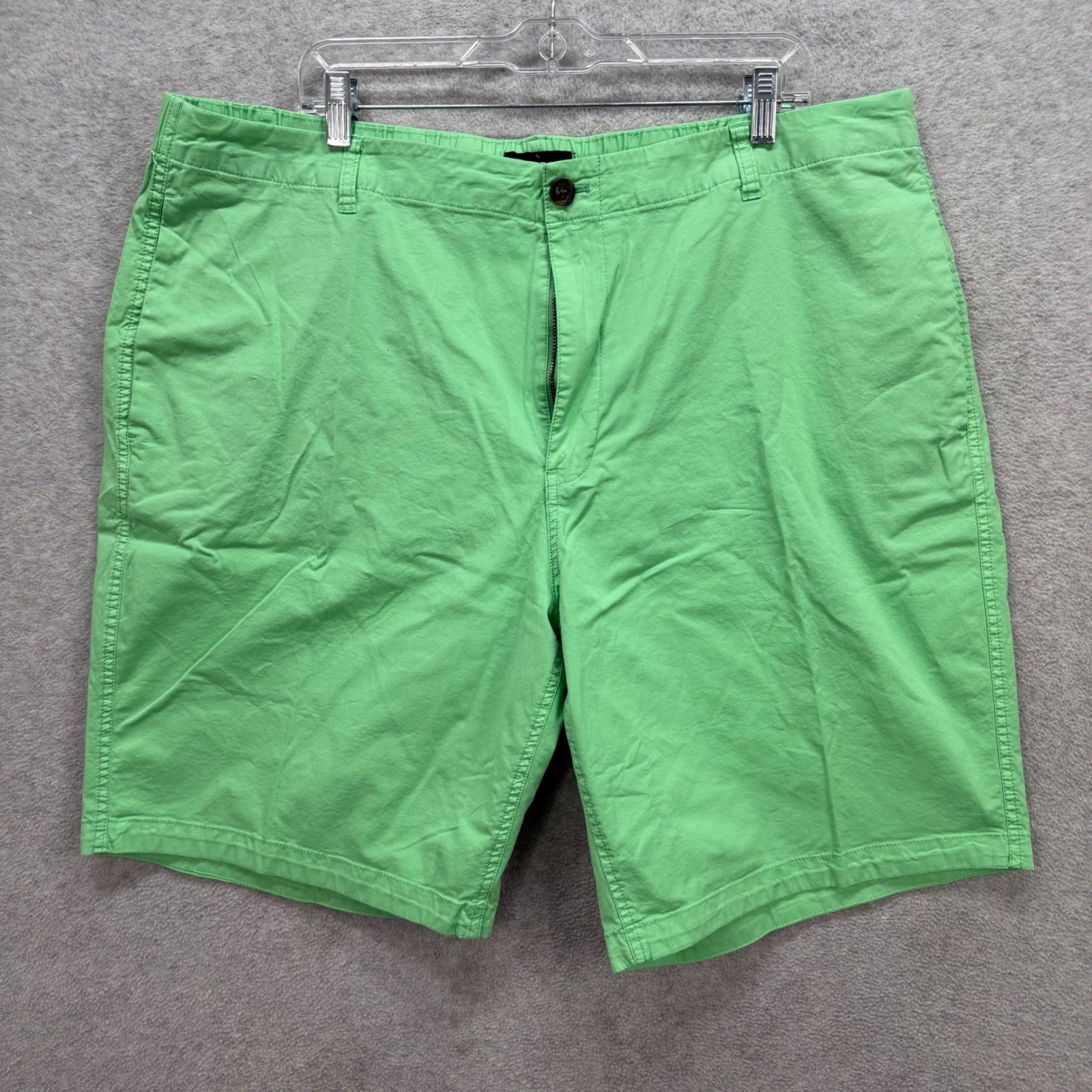 Bonobos Chino Shorts Mens XXL Green 9 Inch Elastic Stretch Casual Golf Summer
