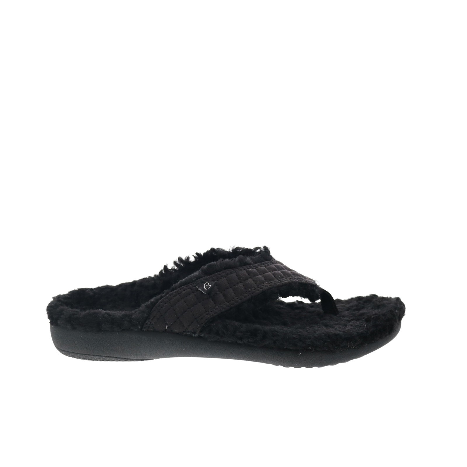 Spenco Yumi Coco Slipper SP1199BLK Womens Black Flip-Flops Sandals Shoes