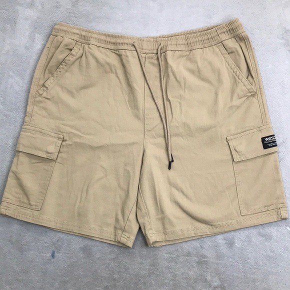 Wesc Tan Twill Cargo Shorts XL Mens / XXL Womens New