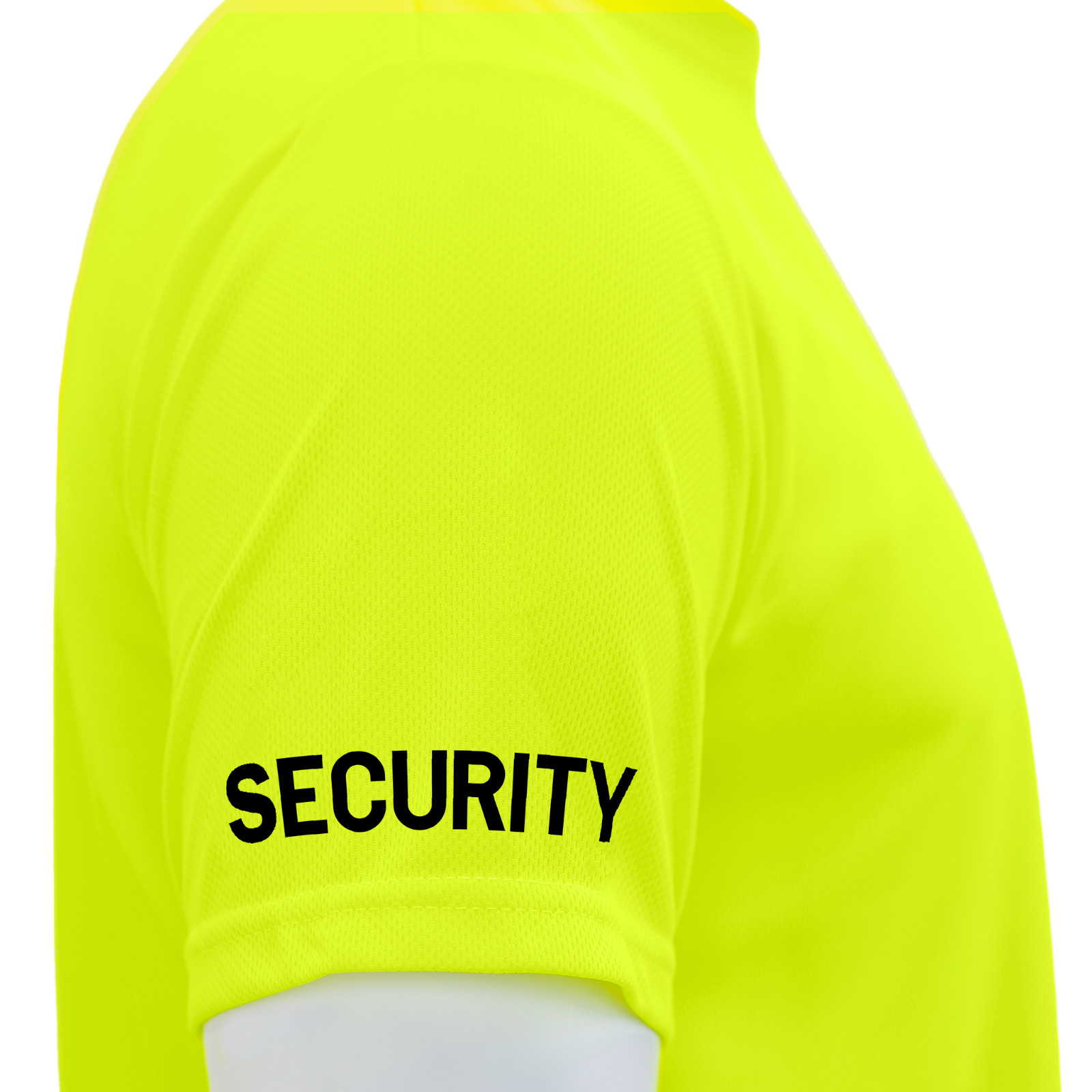 SECURITY Hi Vis Safety T Shirts Fast Drying Work Sports Short Sleeve JORESTECH