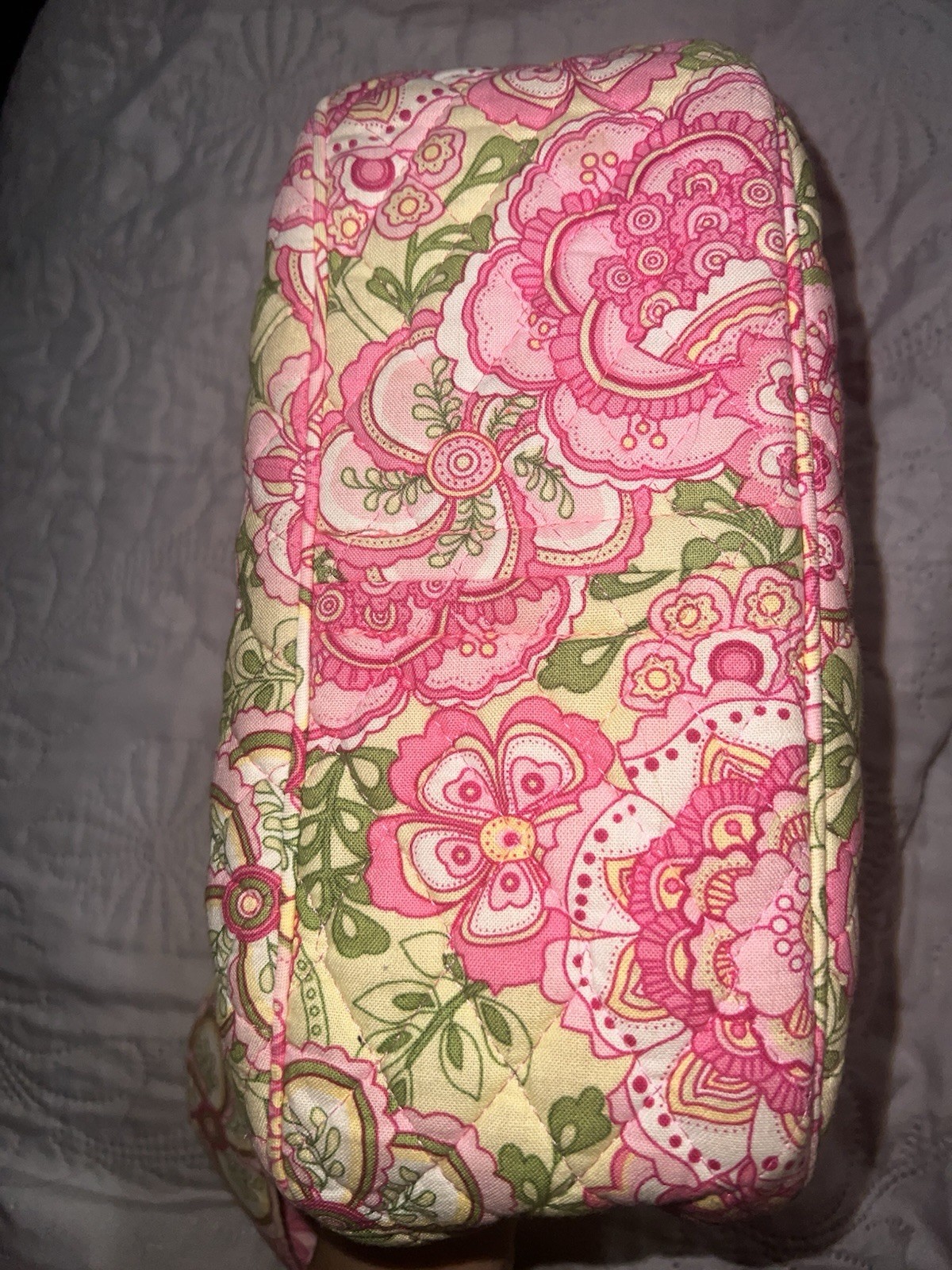 Quilted Floral Print Small Petal Pink maggie rare vera bradley