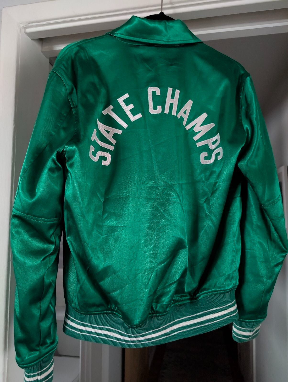 A24 Maxine Minx Varsity Jacket Green Size X-Small MaXXXine