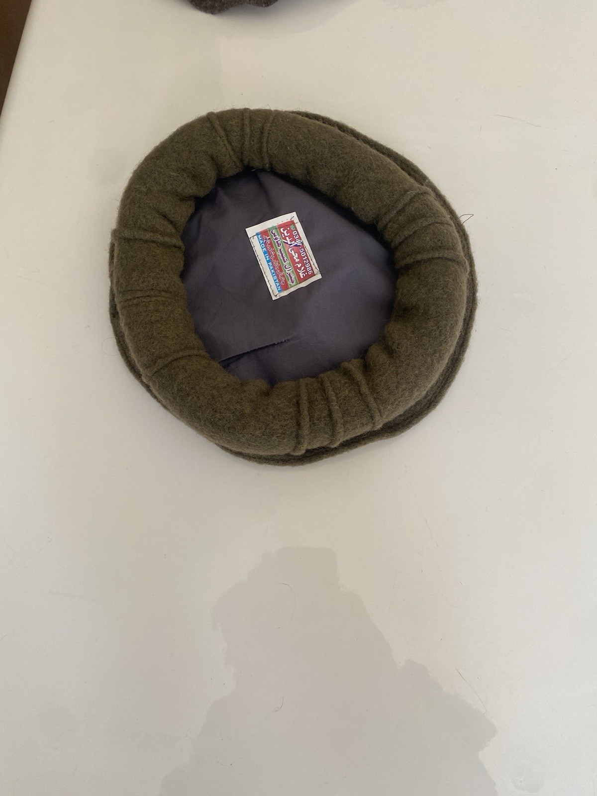 Handmade Wool Afghan Pakol Hat