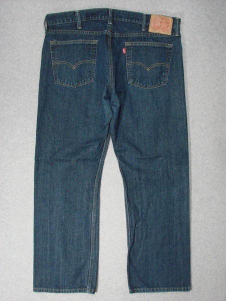 TD15439 2013 **LEVI’S** 514 STRAIGHT LEG JEANS 38×30 (msr 38″x30″) DARK BLUE