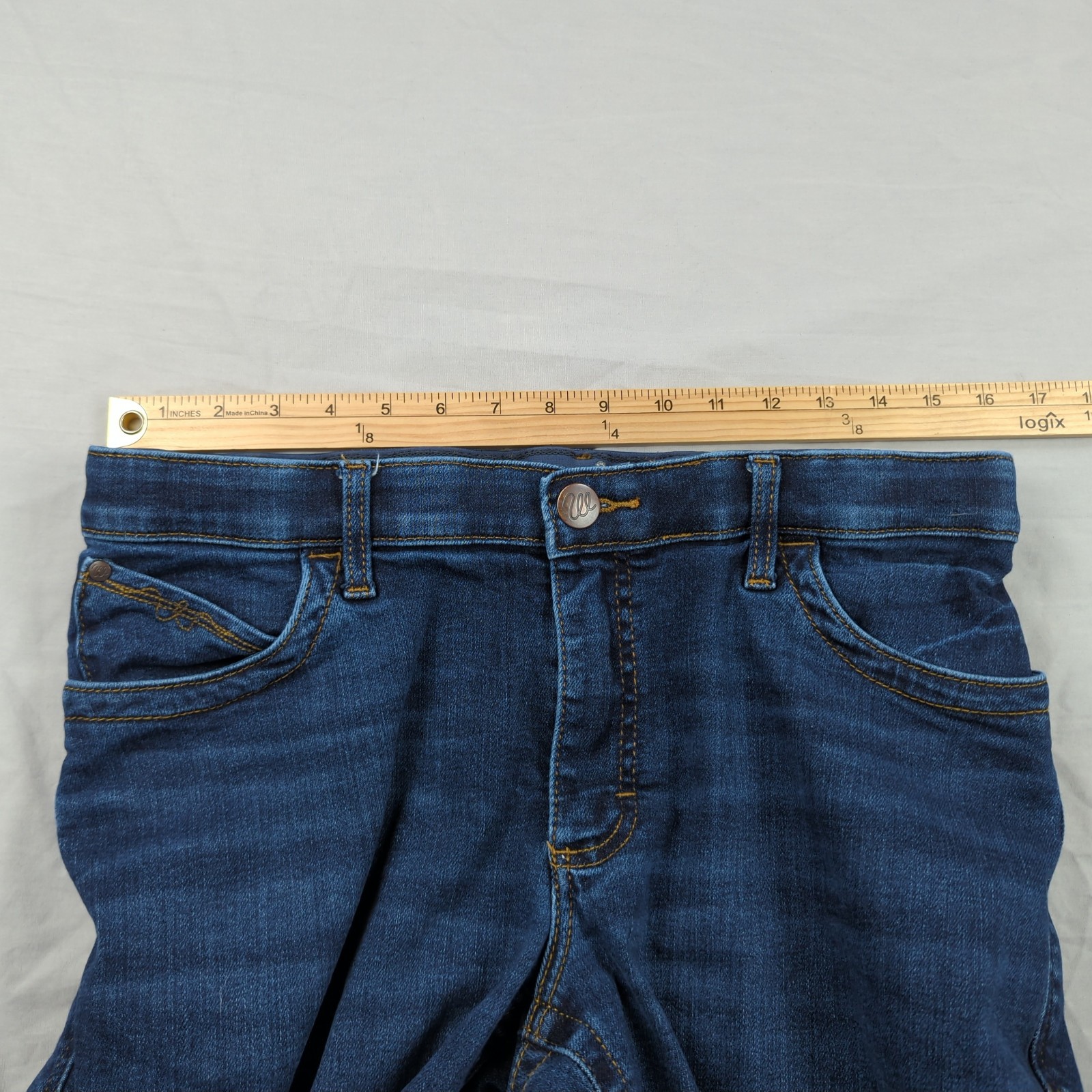 Wrangler Jeans Womens 11 32 Blue Boot Cut Stretch Willow Ultimate Riding Western