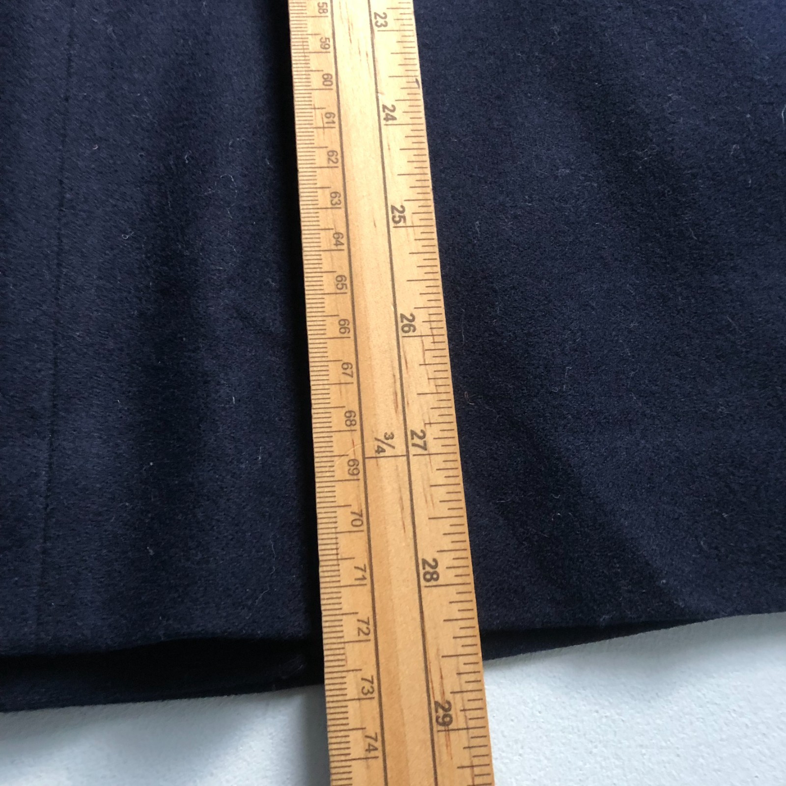 Vintage Pendleton Jacket Womens Medium Navy Wool Made In USA One Button