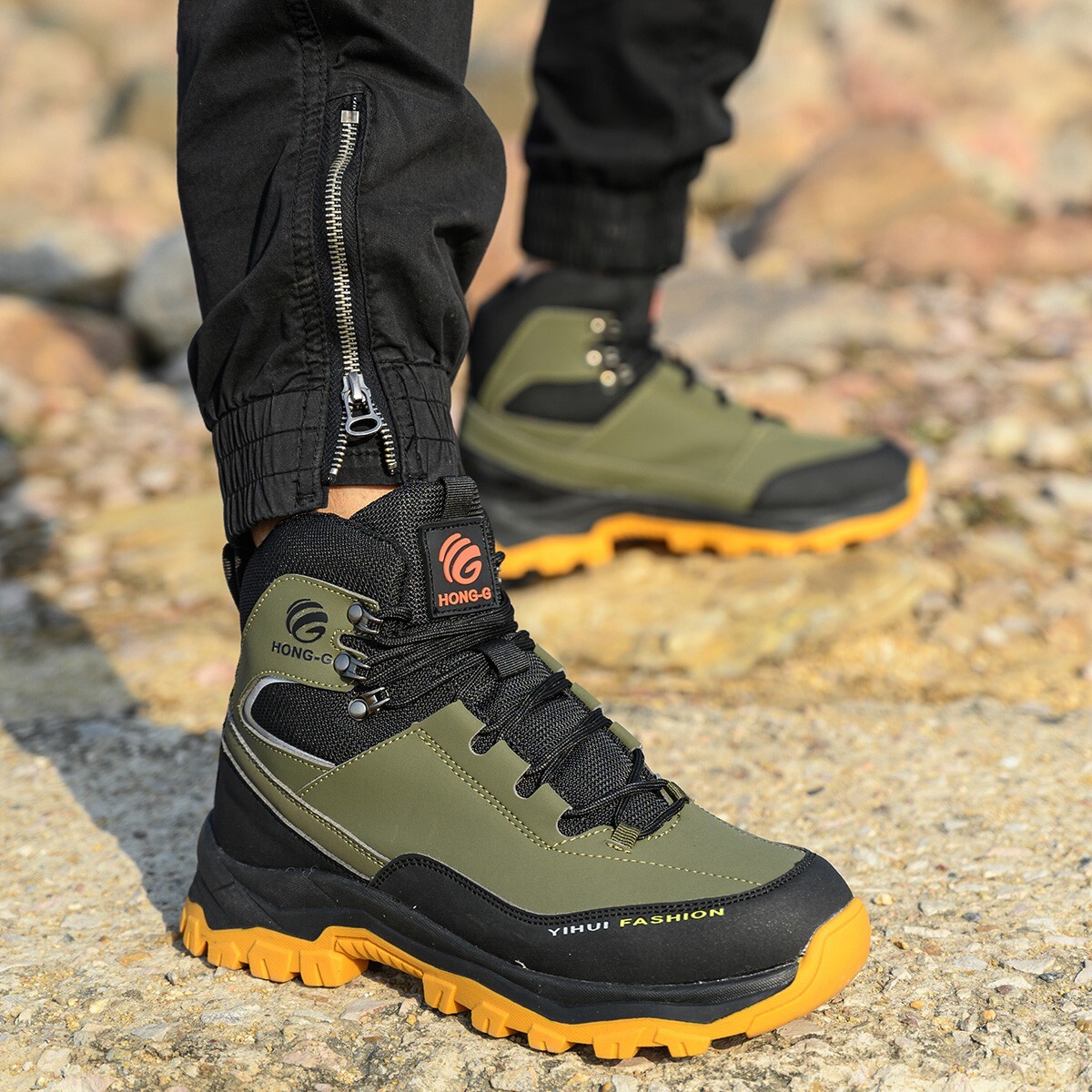 Safety Boots Men Work Indestructible Steel Toe Protective Boots Waterproof boots