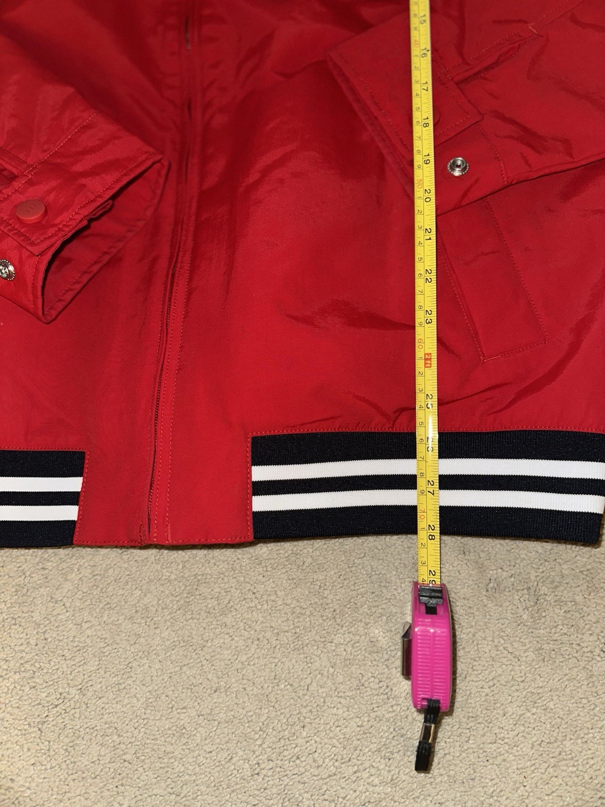 Tommy Hilfiger Men’s Red Lightweight Waterproof The Regatta XL Mint Cond