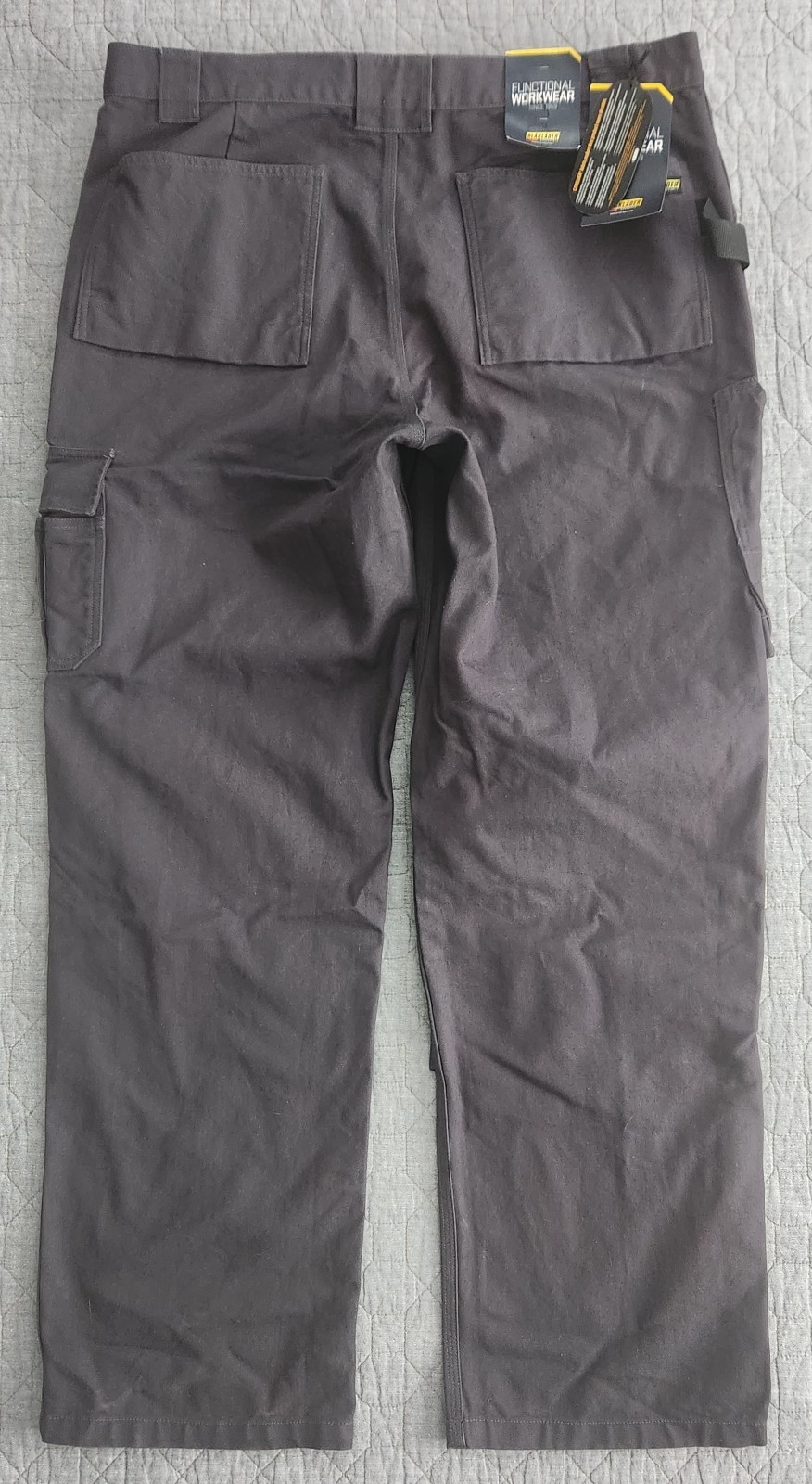 NWT Blaklader Workwear Bantam Work Pants 1630 Stone Gray Cordura Utility; 42×34