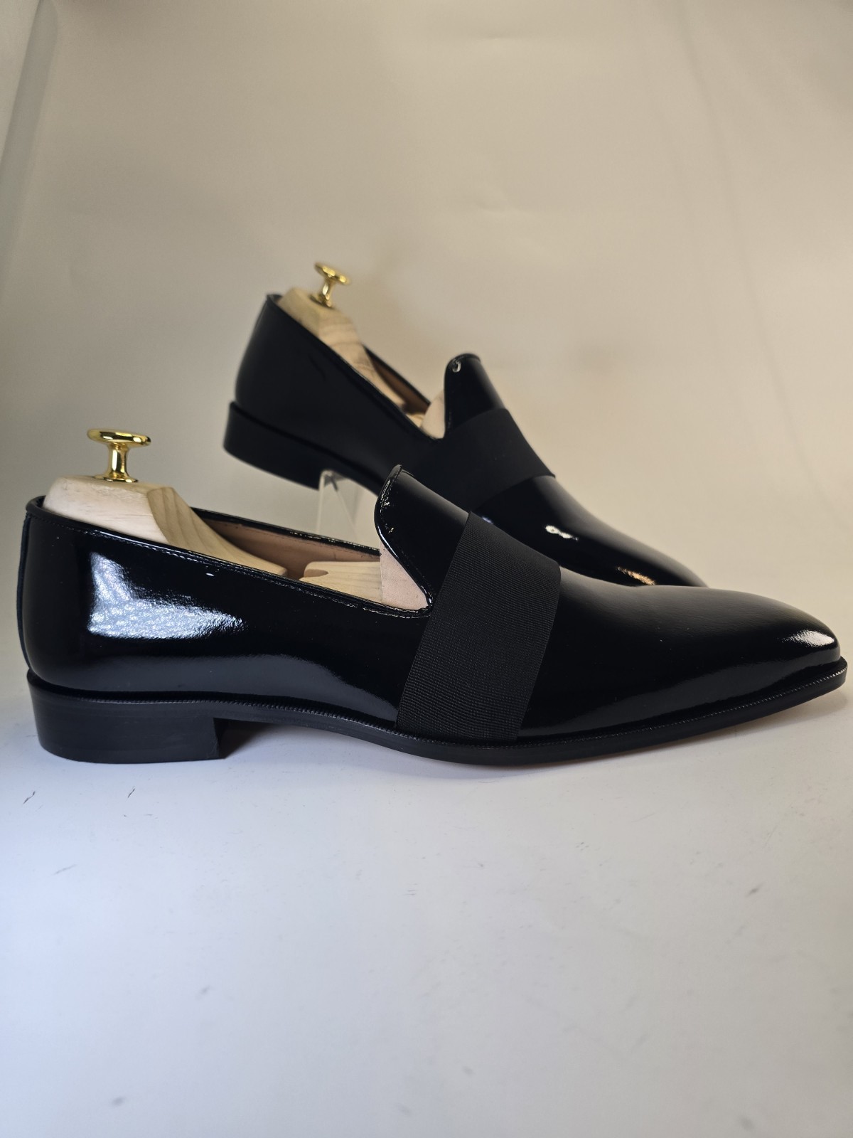 Men’s Vai Now Black Patent Elegant Shoes No.40/41/42/43/44 Made in