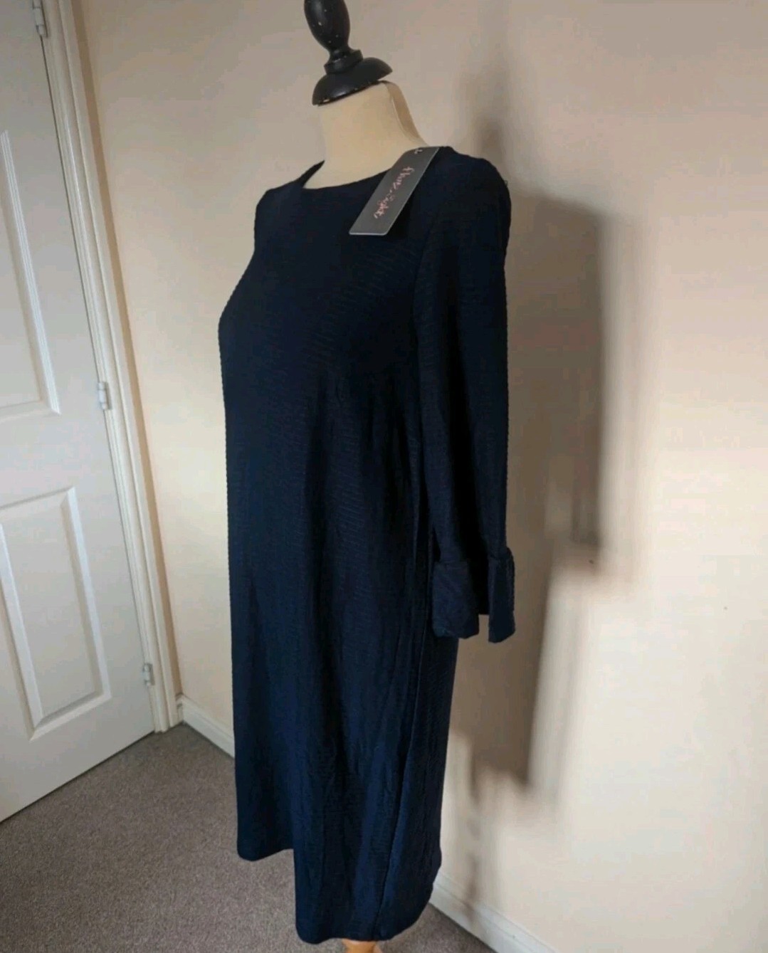 PHASE EIGHT RRP £89 Farah Tunic Dress Midnight Navy Size UK 12 L Brand New