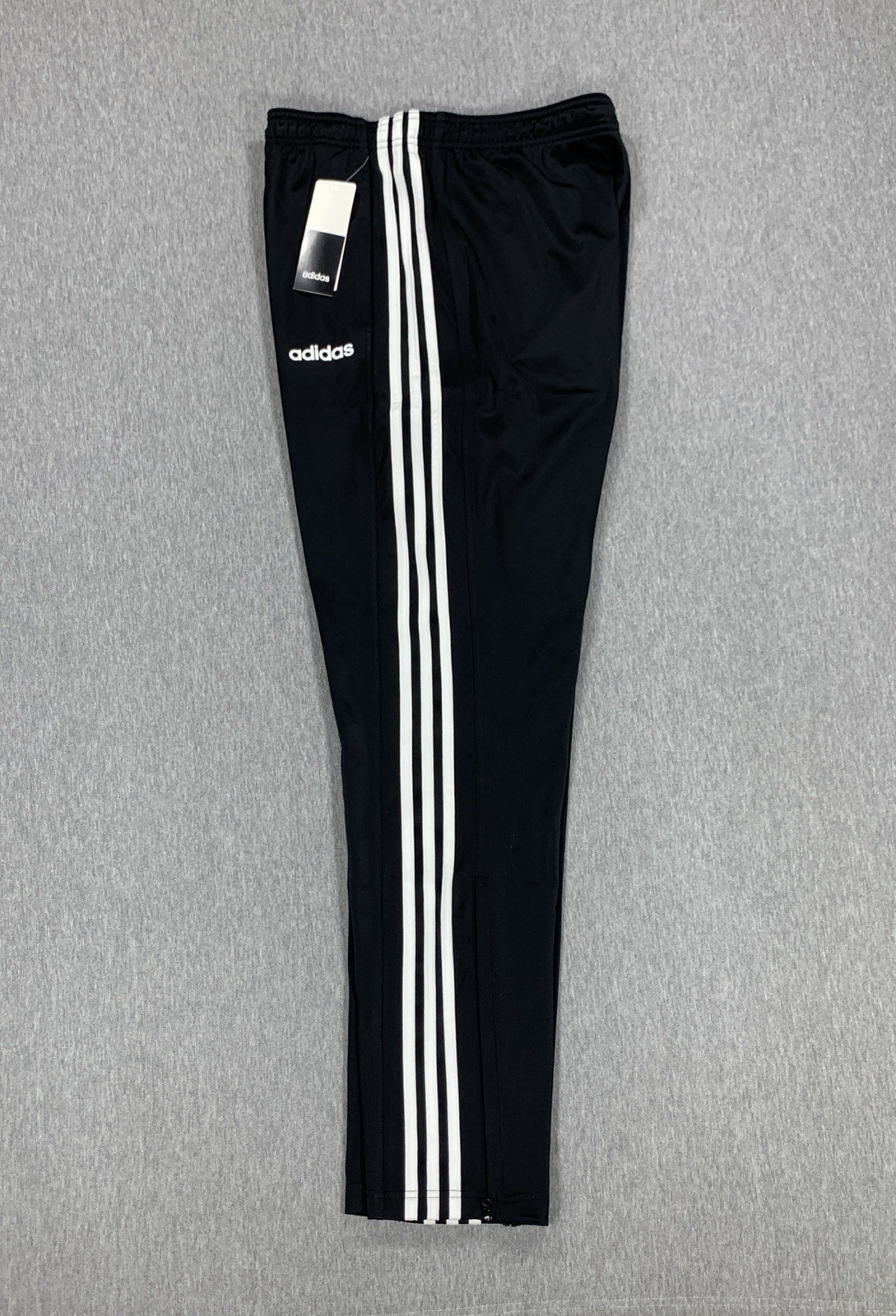 adidas Tricot Track Pants Black White Joggers Zipped Ankle CE9963 Men’s 3XL