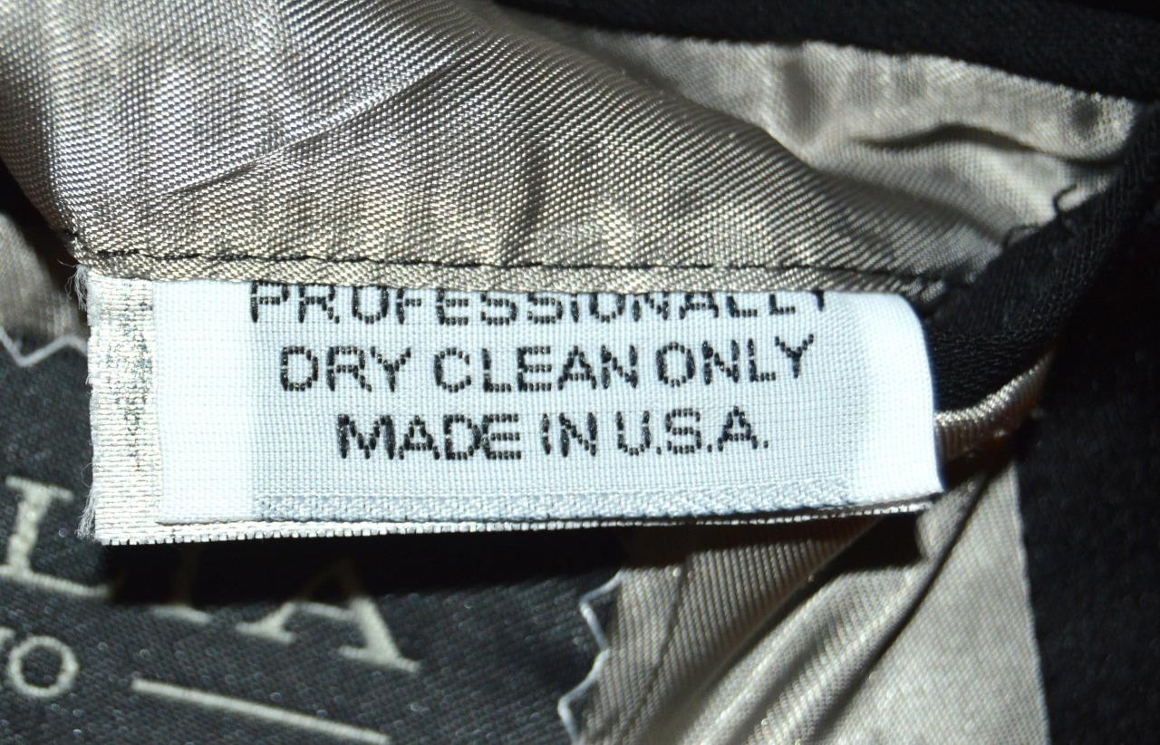 USA Tallia 52 R Custom Made Double breasted no vent wool dinner tuxedo suit g3j5