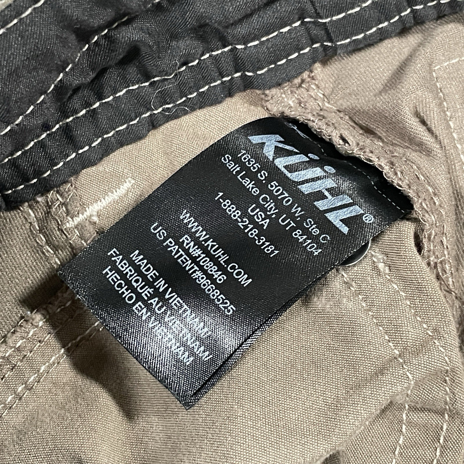 Kuhl Pants Mens 36×32 Brown Radikl Stretch Performance Outdoor Hiking Climbing