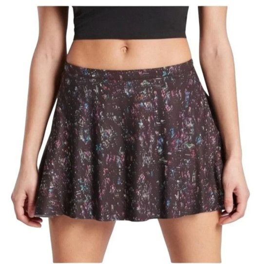 Athleta Match Point Printed Skort 13.5″ in Supersonic Tennis Athleisure Sz Large
