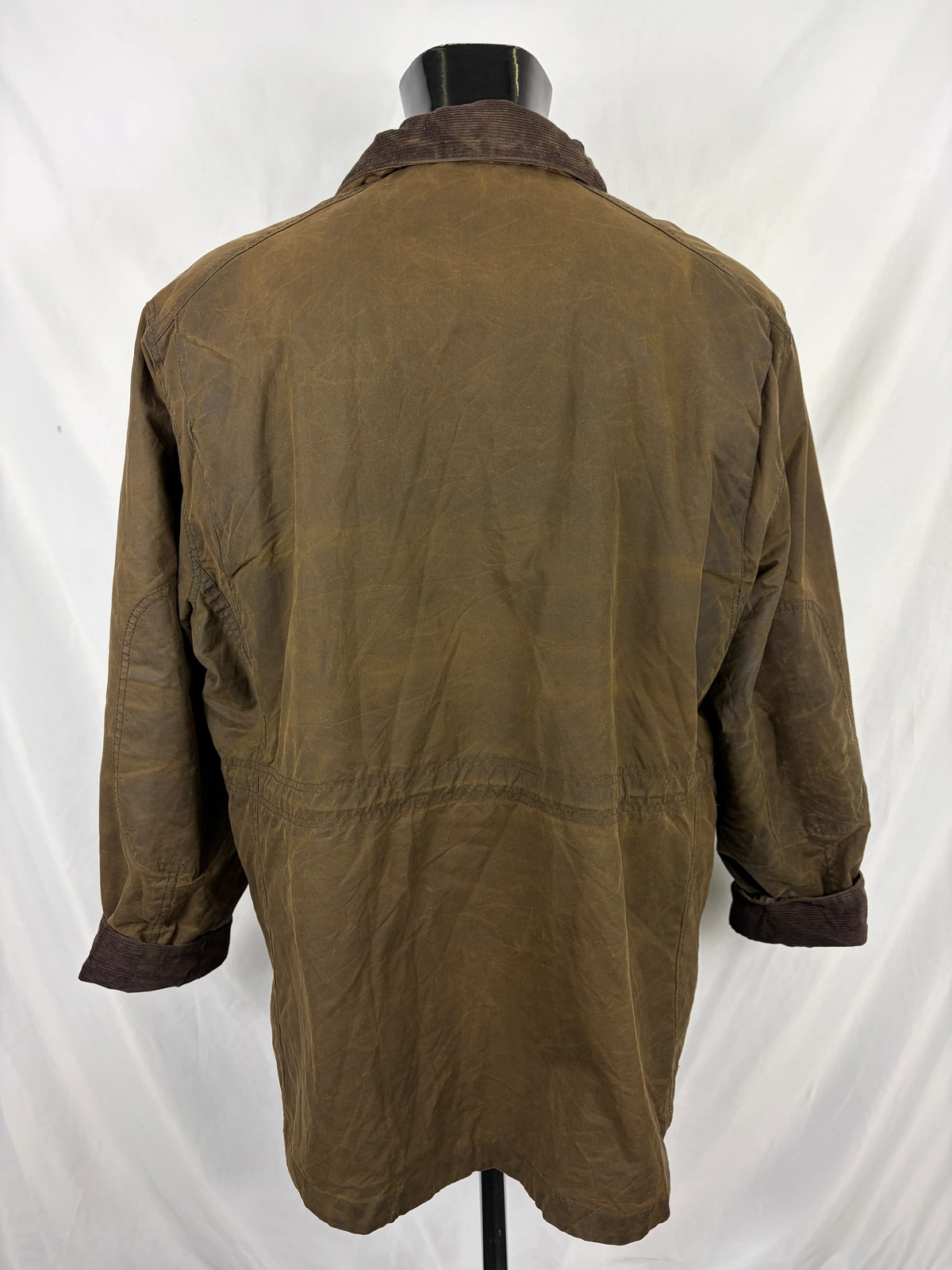 Barbour Mens Olive Green Xlarge Sapper Jacket – Man Olive Waxed Sapper…