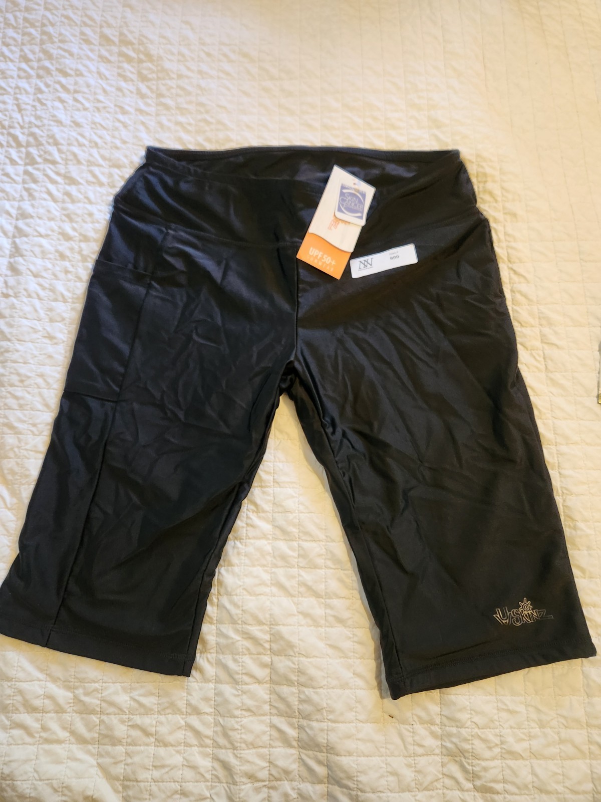 UV Skinz UPF 50+ Quick Dry Women’s Jammer Swim Bottom Black Size M