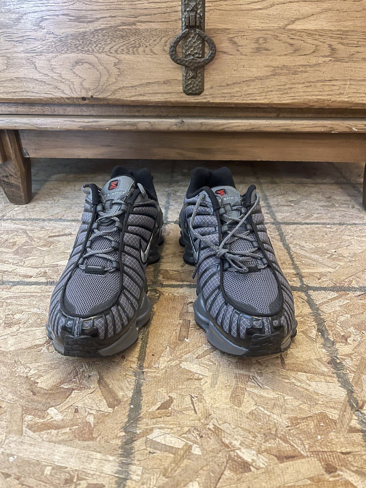 Size 10.5 – Nike Shox TL Iron Grey Black