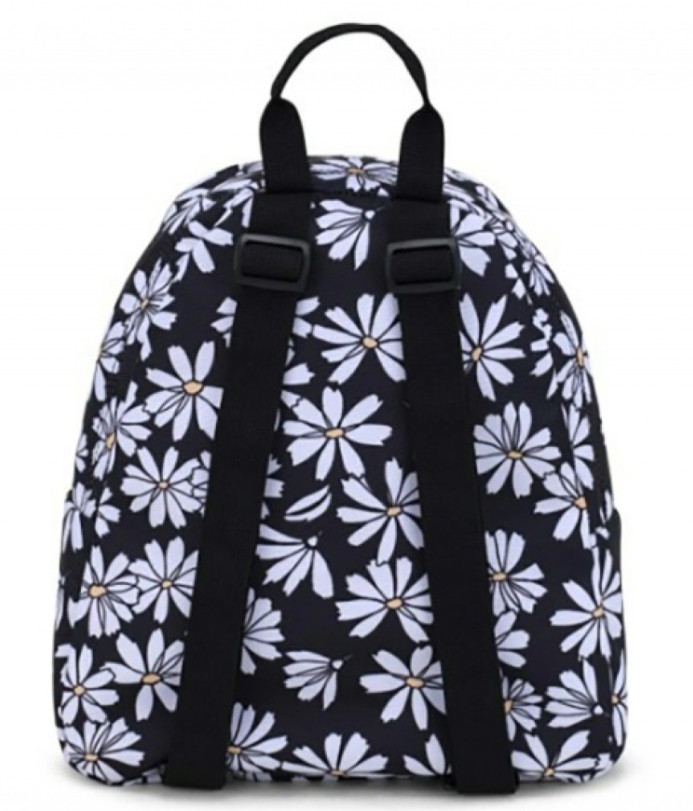 JanSport Half Pint Mini Backpack Floral Daisy Print 10.2L