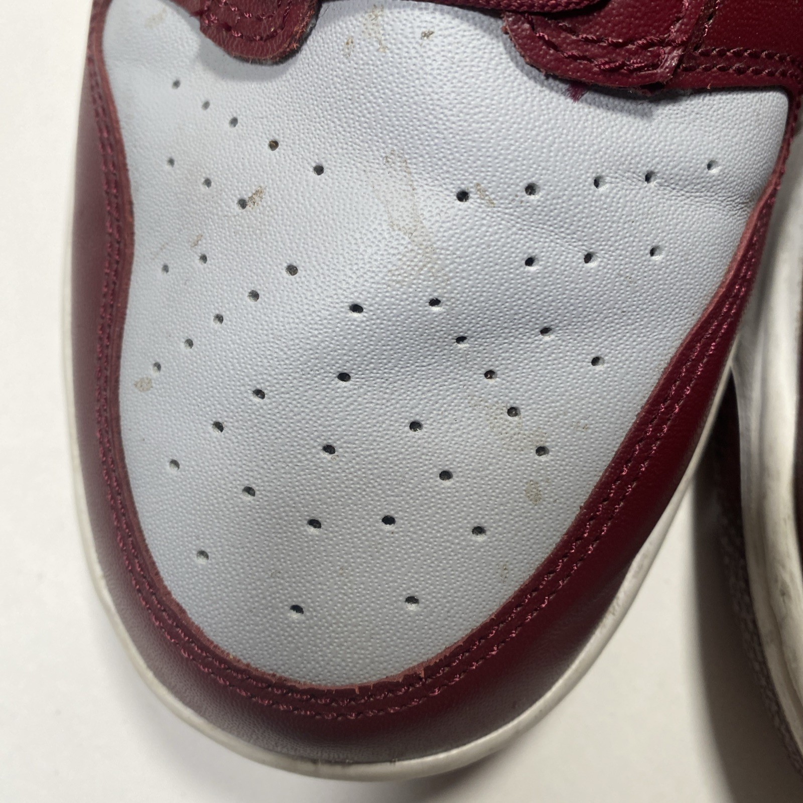 Nike Sz. 12 – Dunk High Retro Dark Beetroot Maroon Red Grey DD1399-600 Good