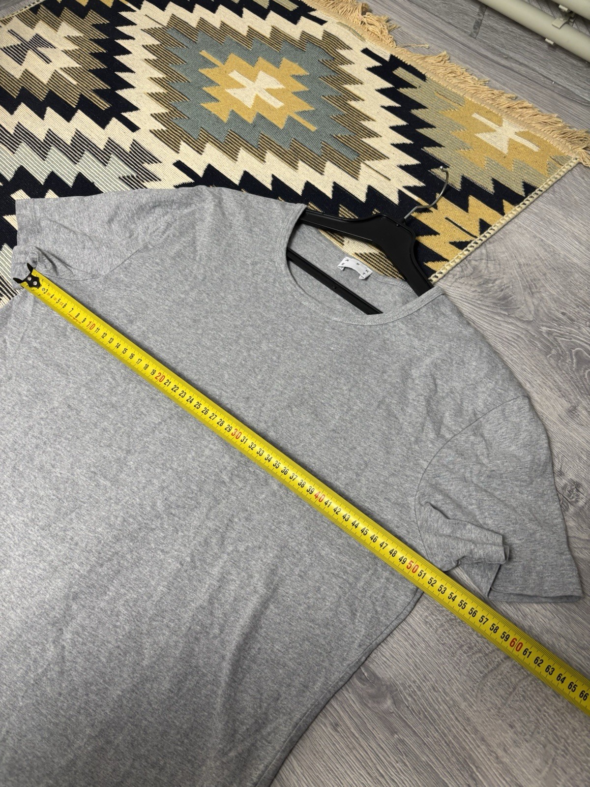 ASKET T-shirt Grey Premium Organic Cotton Size M short Basic Crewneck