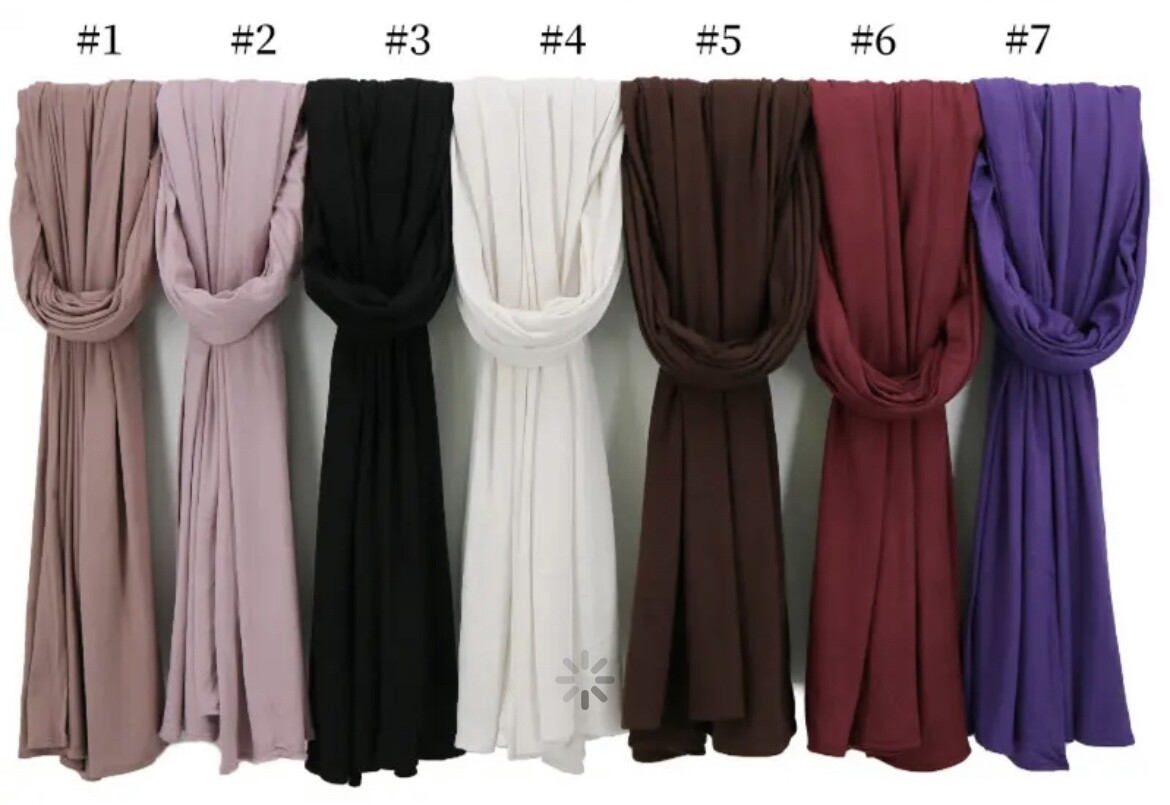 Jersey Scarf hijab scarf shawl wrap headscarf cotton Scarf premium quality