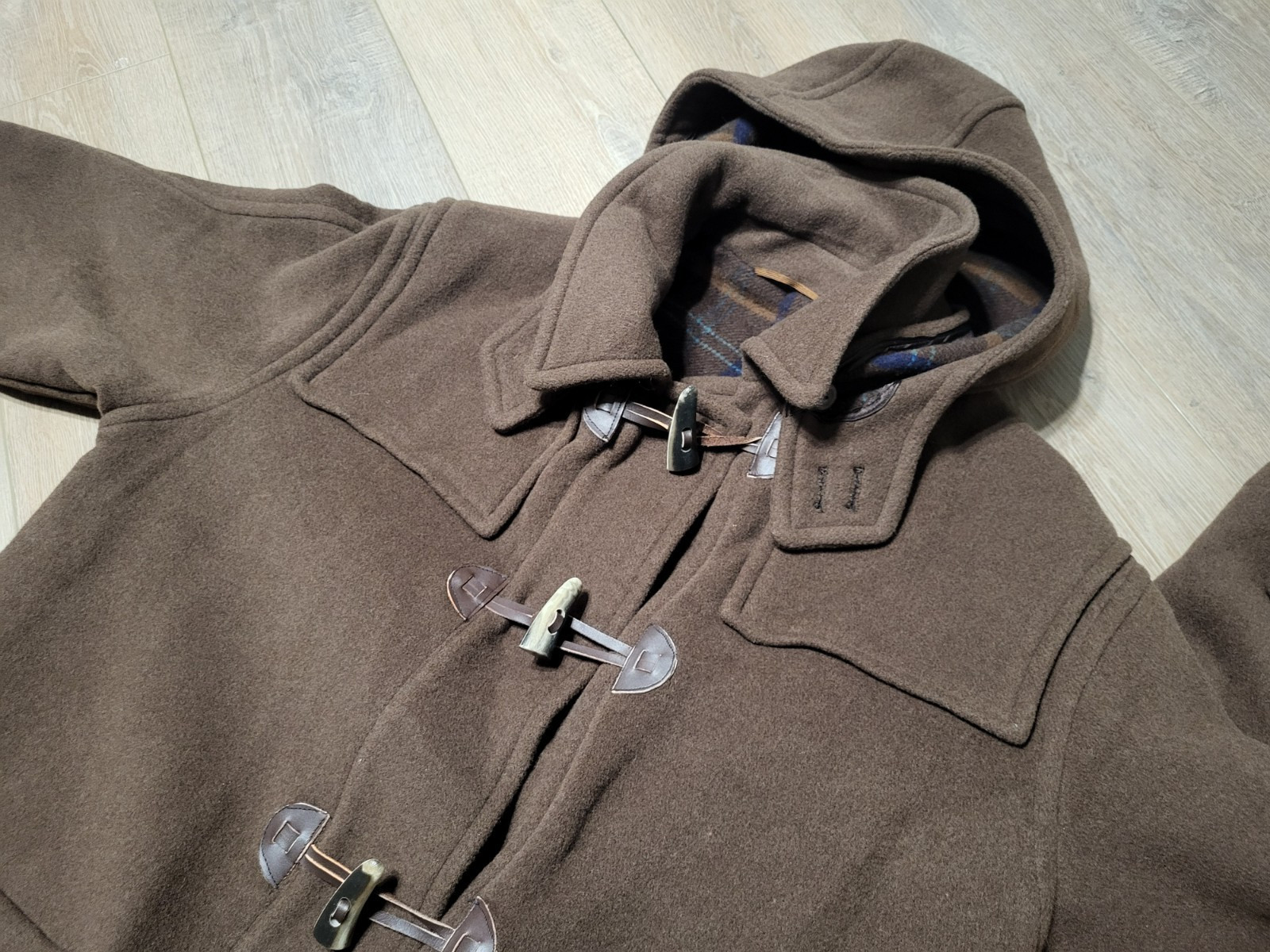 Vintage Griffe Duffle Coat Toggles Wool Cashmere Womens Italian Size 50 US:14 XL