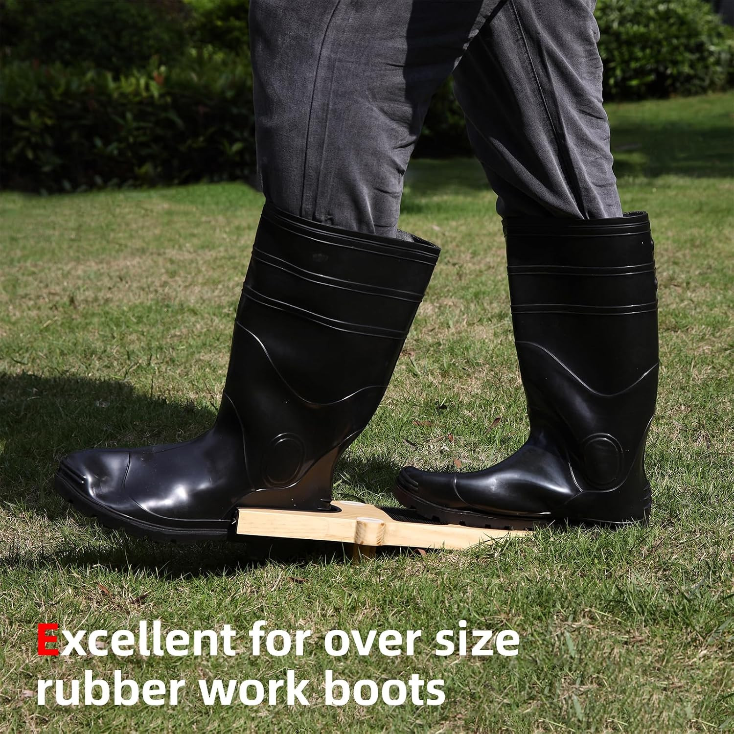 Wooden Boot Jack – Extra Wide Boot Puller Remover for Men,Woman, Elderly, Handic