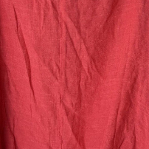 NEW Unique Spectrum Blouse Size XL Top 3/4 Sleeves Lightweight Reddish Pink