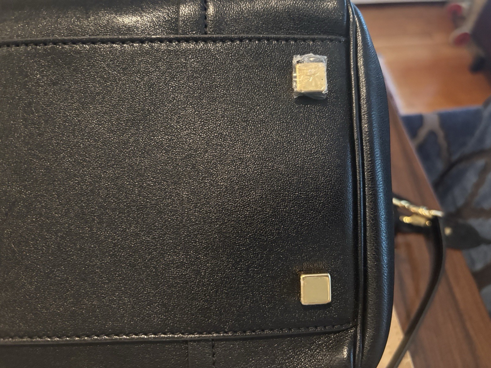 NEW Celine MEDIUM NEW LUGGAGE IN Black shiny Lambskin $4350 Authentic